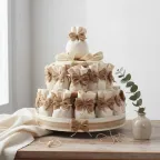 Torta Bomboniere Sacchetti Country con Fiocco in Juta
