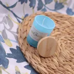 Candela Profumata Azzurra Charlotte – battesimo comunione bimbo