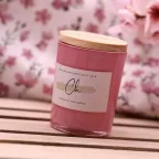 Candela Profumata Rosa  – Bomboniera battesimo e comunione bimba