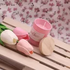 Candela Profumata Rosa  – Bomboniera battesimo e comunione bimba