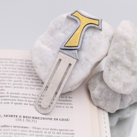 Segnalibro con Croce Tau Santo Bomboniera Fai da Te