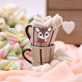 Portachiavi Cerbiatta Dei Boschi