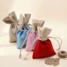 Bomboniere Fai Da Te Sacchetti in cotone KIT 10 pezzi