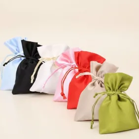 Fai Da Te Bomboniere Sacchetti in Raso KIT 10 pezzi