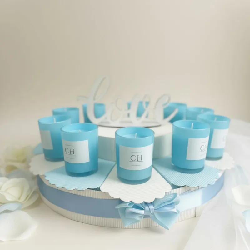 Torta bomboniere laurea con candele profumate Charlotte