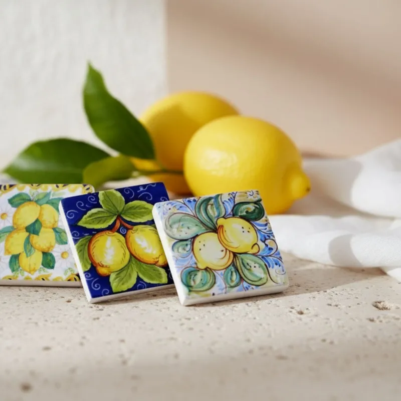 Maioliche Limoni Siciliani Bomboniere Resina