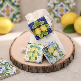 Sacchetti e Torta Bomboniera con Limoni – Freschezza e Stile Mediterraneo