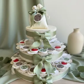 Medaglioni Portafortuna Collezione Legami Torta Bomboniere  eleganti