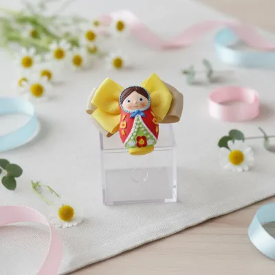 Matrioske Colorate Bomboniera Con Confetti Plexiglass