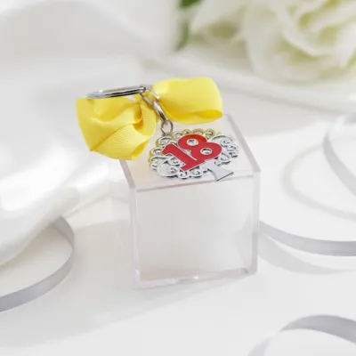 portachiave Albero della vita n°18 bomboniere confezionate su Plexiglass