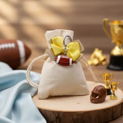 Portachiave Pallone Rugby Bomboniere Confezionate