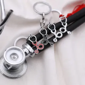 Laurea Bomboniere Mini Stetoscopio Nero Infermiere