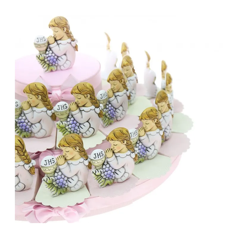 Statuina Maxi Bimba Torta Bomboniere Sagoma Comunione