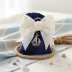 Sacchetto per Matrimonio Bomboniera Portachiavi Veliero Incantato