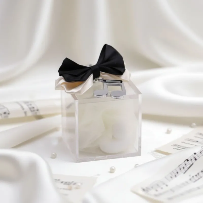 Croma Nota Musicale Bomboniera su plexiglass per Compleanno