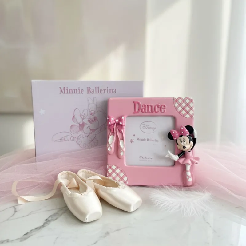 Portafoto rosa Disney Minnie ballerina