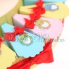 Torta Bomboniere Compleanno 18 Anni con Ciondolo Gufetto Colorato Portafortuna