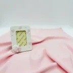 Bomboniera Portafoto Bimba Carrozzina e Cuori Rosa