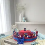 Torta Bomboniera Portafoto Supereroi Baby Memoclip