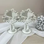 Bomboniera Albero della Vita Sposi con Cuori Argento