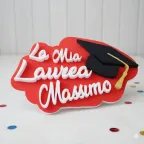 La mia Laurea con Nome in Polistirolo Personalizzati