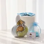 Santo Battesimo Bimbo Bomboniera Confezionata Sagoma Maxi