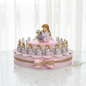 Comunione Bomboniera Statuina Torta Bomboniera Sagoma Bimba