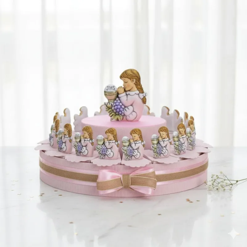 Comunione Bomboniera Statuina Torta Bomboniera Sagoma Bimba