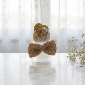 Sagoma Sacra Famiglia Bomboniere Confezionate Plexiglass