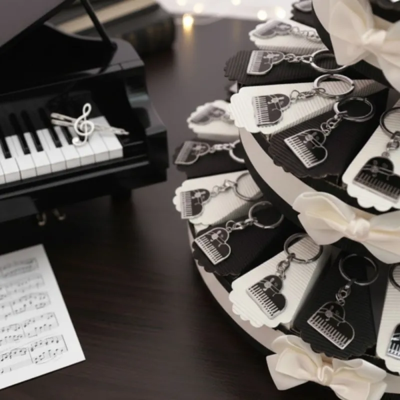 Pianoforte Cromato Torta Bomboniere Compleanno