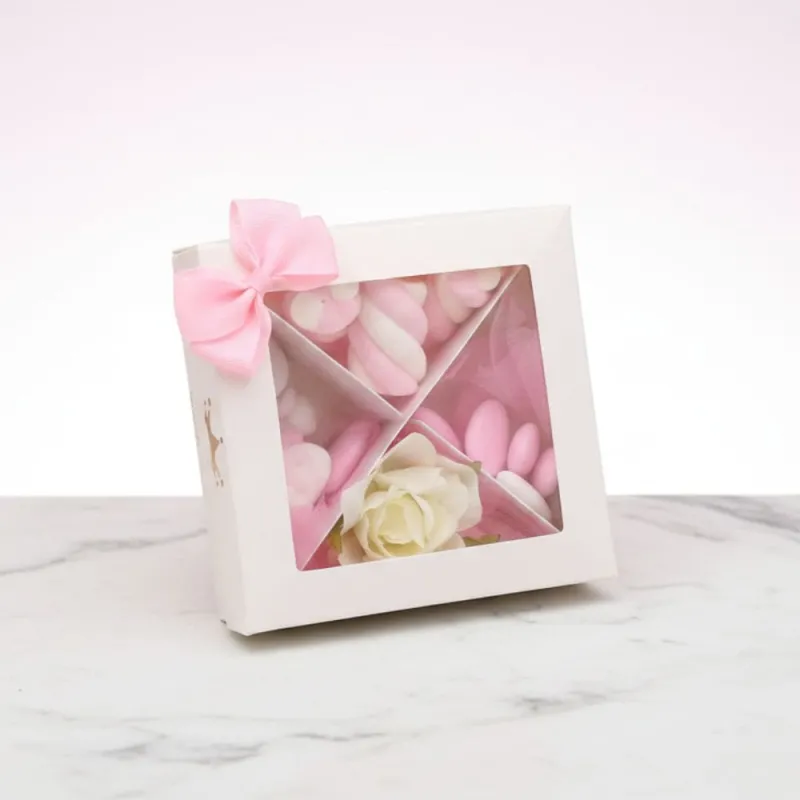 Scatola Confettata e Caramelle Rosa "Romantic Box"