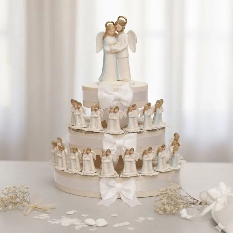 Torta bomboniere sacra famiglia tema natalizio