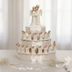 Torta bomboniere sacra famiglia tema natalizio