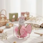 Carillon Statuina Bimba su Plexiglass con Confettata