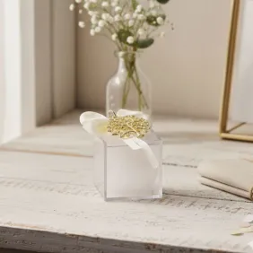 Portachiave Albero della Vita Cuori Gold su Plexiglass Confettata