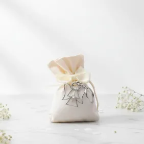 Portachiave Angelo Fantasia con Confetti e Sacchetto Bimbi