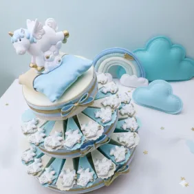Torte Bomboniere Unicorno Bimbo Magnete Fantasy