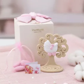 Albero della Vita Bambina Bomboniera maxi Nascita e Battesimo