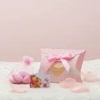 Busta Cuore Rosa Astuccio Star con Confetti