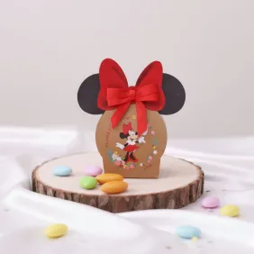 Minnie Orecchie e Astuccio flowers party con Confetti