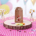 Bomboniera Nascita Bimba Astuccio Minnie Disney con confetti.