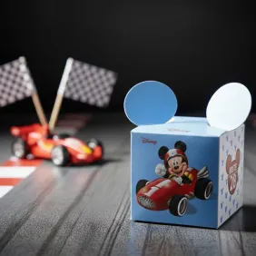 Scatoline Disney Topolino Car Cubo con Confetti