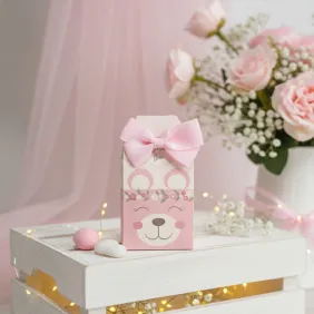 Tag portaconfetti My little Bear con confetti e bigliettino