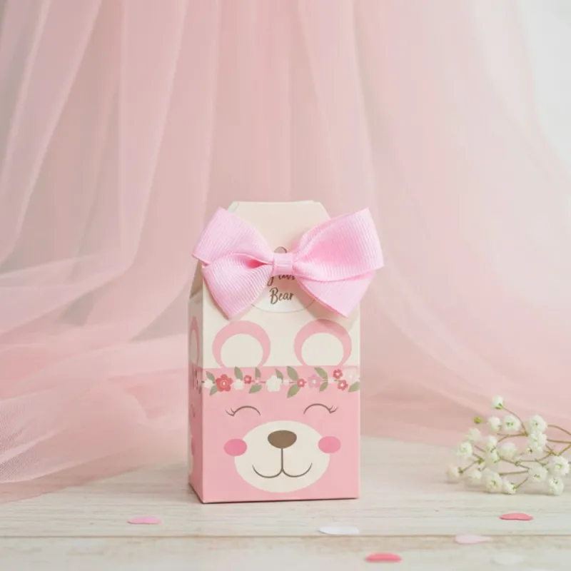 Tag portaconfetti My little Bear con confetti e bigliettino