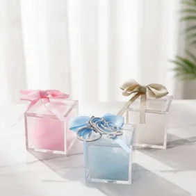 Amore Infinito Maternita Portachiave con Confetti e Plexiglass