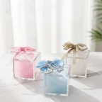 Amore Infinito Maternita Portachiave con Confetti e Plexiglass
