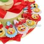 Bomboniere Compleanno Offerte Torta Confetti con Magnete Smile
