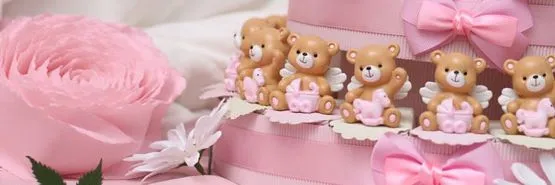 Bomboniere Orsetti e decorazioni a tema per Battesimo bimba e bimbo | Tenerezza e stile